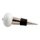 White Turquoise Crackle Ceramic Wine Stopper